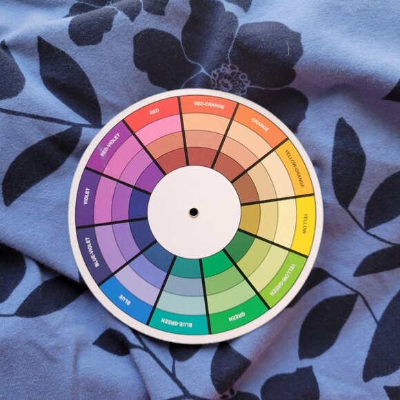 Catherines Womens Top 2X Plus 22W 24W Tee Tunic Blue Floral Cotton Blend FLO50E - Picture 9 of 9